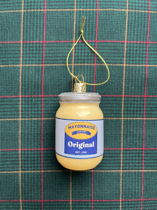 Glass Christmas Ornament ‘The Mayonnaise’