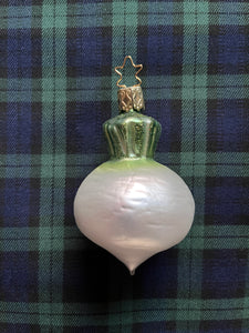 Glass Christmas Ornament "The Radish"